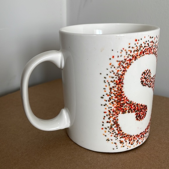 Coffee or Tea Mug - Initial "S" - White - 4 inches high - Picture 3 of 7
